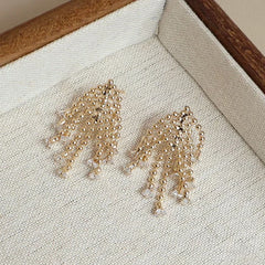 Fashion Elegant Flowers Trendy Stylish Drop Earrings for Girls Dainty Glamorous Jewelry for Women Ladies Accessories Supplier