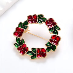 Fashion Luxury Flowers Sweet Floral Brooches for Girls Stylish Pins Jewelry for Women Ladies Accessories New Design Wholesale