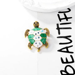Fashion Animals Tortoise Sweet Brooches fot Girls OOTD Elegant Trendy Pins Jewelry for Women Ladies Accessories Chinese Supplier