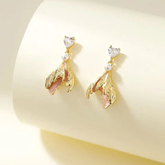 Elegant Butterfly Imitation Pearl Flower Rhinestone Drop Earrings for Girls Fashion Jewelry for Women Ladies Accessories Latest