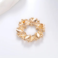 Fashion Sweet Elegant Glitter Rhinestone Brooches for Girls Luxury Leafs Pins Jewelry for Women Ladies Accessories Hot Sale