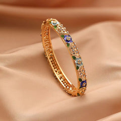 Fashion Trendy Stylish Dainty Bangles for Girls Flower Floral Luxurious Jewellry for Women Ladies Accessories Chinese Supplier
