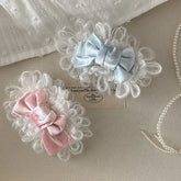 Cute Little Girl's Fluffy Bow Hairpin Sweet Velvet Hair Clip Gentle Clasp Hair Clips Women Duckbill Hair Accessories Wholesale