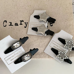 Fashion Glitter Star Classic Hair Clips for Girls Trendy Stylish Alligators for Women Ladies Hair Accessories Female in Stock