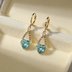 Fashion Luxurious Imitation Pearl Glitter Drop Earrings for Girls Hoop Elegant French Style Jewelry for Women Ladies Accessories