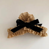 Fashion Vintage Sweet Elegant Trendy Hair Claw Clips for Girls Elegant Bowknot Hair Accessories for Women Ladies in Stock