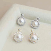 Fashion Simple Imitation Pearl Sweet ELegant Drop Earrings for Girls Sweet Glamorous Jewelry for Women Ladies Accessories