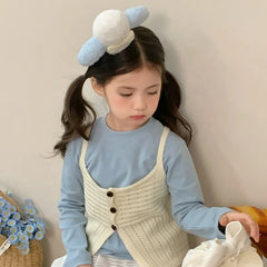 Fashion Sweet Cute Bowknot Kawaii Hair Clips for Baby Girls Fluffy Stylish Alligators for Kids Children Hair Accessories Chic