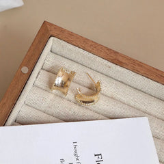 Female Heart Circle Flower Decorative Small Hoop Drop Earring Fashion Sequined Charms Luxurious Wholesale Jewelry Accessories