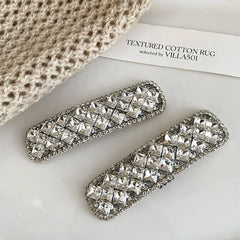 Fashion Sweet Trendy Glitter Hair Clips for Girls Stylish Sparkle Luxury Snap Clips for Women Ladies Hair Accessories in Stock
