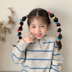 Fashion Sweet Cute Heart Shaped Star Hair Ties for Baby Girls Cute Sweet Mini Scrunchies for Kids Children Hair Accessories