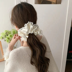 Fashion Lustrous Lace Elegant Scrunchies for Girls Sweet Cute Trendy Hair Ties for Women Ladies Hair Accessories in Stock