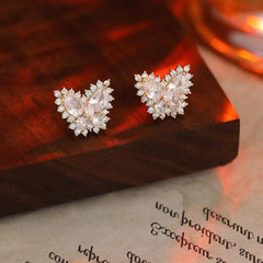 Ladies Bow Butterfly New Design Small Stud Earring Fashion Elegant Chic Wholesale Lightweight Customized Jewelry Daily Accessory