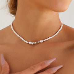 Fashion Star Beads Simple Solid Color Necklaces for Girls Sweet Trendy Jewellry for Women Ladies Accessories Chinese Supplier