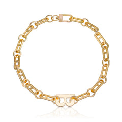 Fashion Simple Punk Minimalistic Letter Necklaces for Girls Cool Spicy Glamorous Charms Jewelry for Women Ladies Accessories