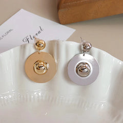 Fashion Simple Atr Deco Minimalistic Drop Earrings for Girls Sweet Elegant Glamorous Jewelry for Women Ladies Accessories