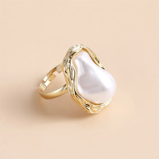 Fashion Baroque Simple Trendy Rings for Girls Sweet Elegant Jewelry for Women Ladies Accessories Chinese Supplier Wholesale