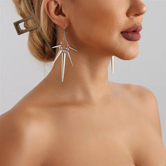 Fashion Simple Punk Spicy Minimalistic Drop Earrings for Girls Glamorous Charms Trendy Jewelry for Women Ladies Accessories