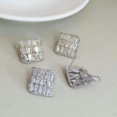 Charms Fashion Glitter Simple Rhinestone for Girls Elegant Luxury Jewelry for Women Lady Accessories Wholesale Chinese Supplier