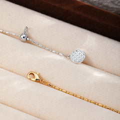 Fashion Copper 18K Gold Plated Sparking Cubic Zirconia Gourd Shape Necklaces for Girls Trendy Jewelry for Women Ladies Wholesale
