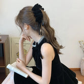Sweet Solid Color Simple Hair Clips for Girls Luxury Simple Elegant French Style Banana Clips for Women Ladies Hair Accessories