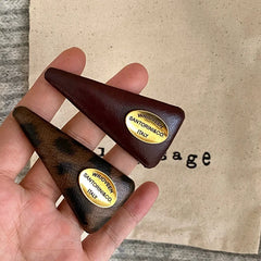 Female Autumn Winter Solid Color Small Snap Clips Elegant Vintage Elegant Wholesale in Stock Hair Clips Accessories for Women