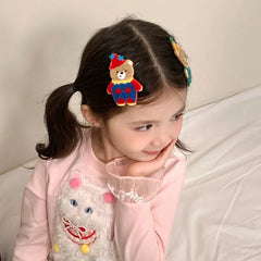 Fashion Animals Bear Hair Clips for Baby Girls Cute Sweet Kawaii Snap Clips for Kids Children Hair Accessories Chinese Supplier