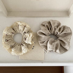 Fashion Elegant Sweet Scrunchies for Girls Sweet Cute Gentle Hair Ties for Women Ladies Hair Accessories Female in Stock