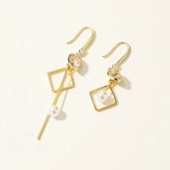 Fashion Luxury Tassel Dainty Drop Earrings for Girls Elegant Charms Art Deco Jewelry for Women Lady Accessories Chinese Supplier