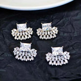 Glitter Luxury Trendy Exaggerated Drop Earrings for Girls Sweet Elegant Flower Floral Jewelry for Women Ladies Accessories