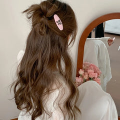 Sweet Bowknot Simple Cute Hair Clips for Girls Elegant Graceful Minimalistic Snap Clips for Women Ladies Hair Accessories