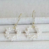 Sweet Elegant Fashion Trendy Fairy Drop Earrings for Girls Tassel Graceful Glamorous Jewelry for Women Ladies Accessories Chic