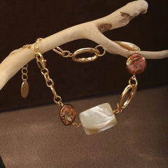 Fashion Baroque Pearl Shell 18K Gold Plated Bracelets for Girls Boho Trendy Jewelry for Women Ladies Wholesale Low MOQ Bulk