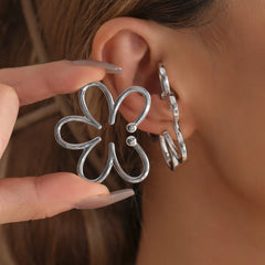 Fashion Simple Minimalist Flowers Floral Dainty Drop Earrings for Girls Sweet Elegant Jewelry for Women Ladies Accessories