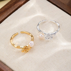 18k Gold-plated Charms Dainty Couple Rings Low MOQ Factory Price Fashion Trendy Glamorous in Stock Jewelry for Women Men Daily