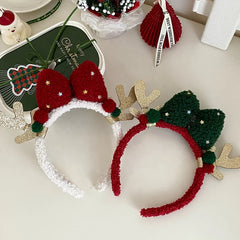 2025 Christmas Glitter Head Band for Baby Girls Sweet Cute Classic Bowknot for Kids Children Hair Accessories Chinese Supplier
