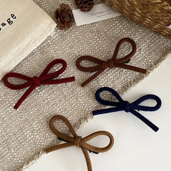 Fashion Classic Bowknot Sweet Hair Clips for Girls Simple Minimalistic Graceful Alligators for Women Ladies Hair Accessories