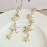 Fashion Sweet Luxury Glamorous Drop Earrings for Girls Trendy Stylish Jewelry for Women Ladies Accessories Chinese Supplier