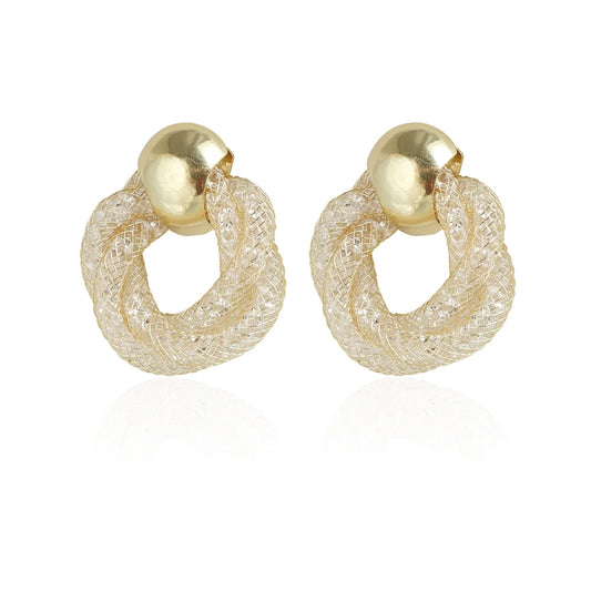 Fashion Golden VintageRetro Bold Classic Drop Earrings for Girls Sweet Elegant Dainty Jewelry for Women Ladies Accessories