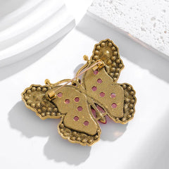Fashion Butterfly Lustrous Sweet Butterfly Brooches for Girls Elegant Pins Jewelry for Women Ladies Accessories New Design