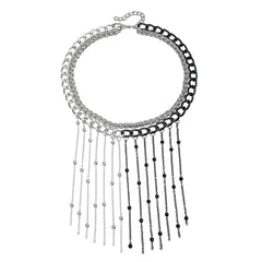 European and American Tassel Spicy Sweet Necklaces for Girls Trendy Stylish Jewelry for Women Ladies Accessories Wholesale