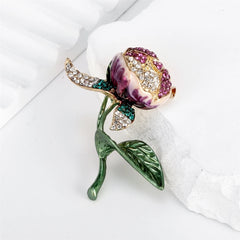 Fashion Flowers Sweet Elegant Brooches for Girls French Style Floral Pins Jewelry for Women Ladies Accessories Chinese Supplier
