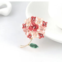 Fashion Elegant Flowers Floral Sweet Brooches for Girls Stylish Trendy Pin Jewelry for Women Ladies Accessories Chinese Supplier