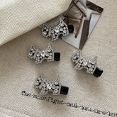 Fashion Glitter Sweet Animals Puppy Dogs Hair Clips for Girls Elegant Trendy Alligators for Women Ladies Accessories Wholesale