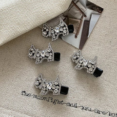 Fashion Glitter Sweet Animals Puppy Dogs Hair Clips for Girls Elegant Trendy Alligators for Women Ladies Accessories Wholesale