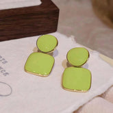 Vintage Retro Elegant Refined Drop Earrings for Girls Trendy Art Deco Bowknot Cherry Jewelry for Women Ladies Accessories Chic