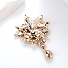 Fashion Sweet Glitter Rhinestone Sparking Luxury Brooches for Girls Bold Pins Jewelry for Women Ladies Accessories Wholesale