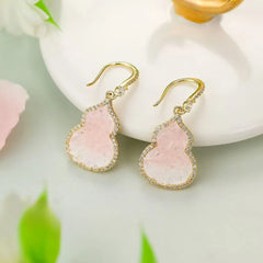 Ladies Imitation Pearl Gourd Star Decorative Small Drop Earring Fashion Elegant Sweet Bulk Jewelry Accessories for Women Daily