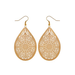 Fashion Vintage Retro Dainty Glamorous Drop Earrings for Girls Luxury Trendy Jewelry for Women Ladies Female Accessories Chic