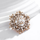 Fashion Imitation Pearl Luxury Brooches for Girls Sweet Elegant Graceful Pins Jewelry for Women Ladies Accessories New Design